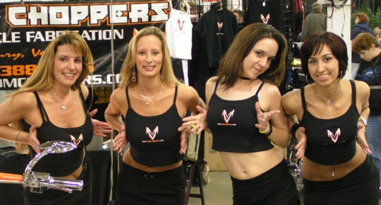 Ladies' String Top Venom Choppers Logo Shirt
